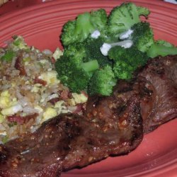 Flank Steak Churrasco With Chimichurri Rojo recipe