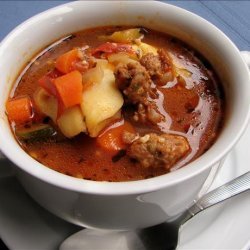 Italian Sausage and Tortellini Soup recipe