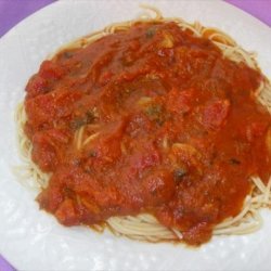 Oh My!!! Spaghetti Sauce (Low Fat) recipe