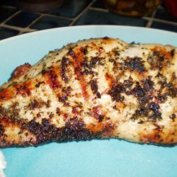 Marinated Grilled Chicken With White Wine, Garlic and Lemon recipe