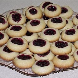 Shortbread Cookies With Jam or Jelly Centers recipe