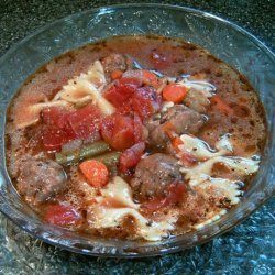 Pasta and Sausage Soup recipe