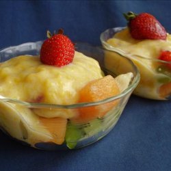 Fresh Fruit Medley with Mango and Honey Yoghurt recipe