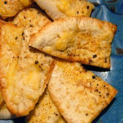 Cheesy Pita Crisps recipe