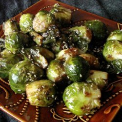 Asian Stir-Fried Brussels Sprouts recipe
