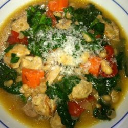 Tuscan Sun White Bean Chicken Soup #RSC recipe