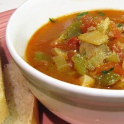 Unstuffed Green Pepper Soup recipe