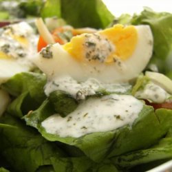Loaded Salad With Yogurt Dressing recipe