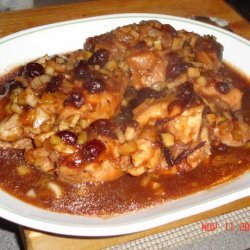 Cranberry Barbecue Chicken - Crock Pot recipe