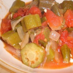Okra and Tomatoes (A.k.a.  Okra Gumbo) recipe