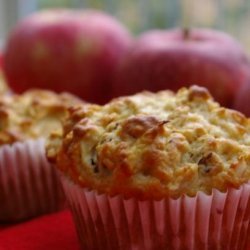 Oatmeal Apple Nut Muffins recipe
