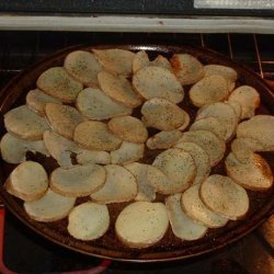 Homemade Baked Potato Chips recipe