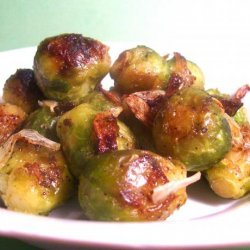 Roasted Brussels Sprouts and Red Onions recipe