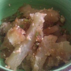 Seasoned Potatoes (Kamjanamul) recipe