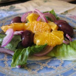 Onion, Olive and Orange Salad recipe