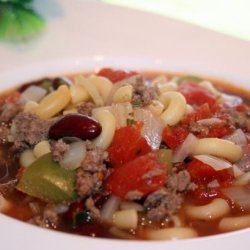 Beef, Bean and Tomato Soup recipe