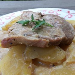 Crock Pot Pork Chops Dinner recipe
