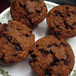 Molasses Oatmeal Chocolate Chip Muffins recipe