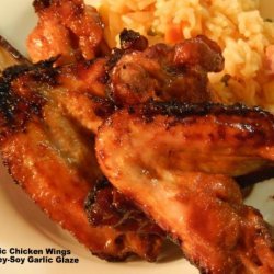 Fantastic Chicken Wings With Honey-Soy Garlic Glaze recipe