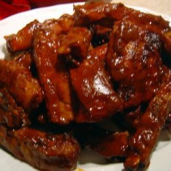 Oven Barbecued St. Louis Style Ribs recipe