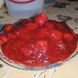 Glazed Fresh Strawberry Pie recipe