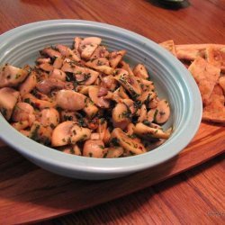 Garlic Mushrooms With Basil recipe