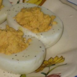 Eastern European Stuffed Eggs recipe