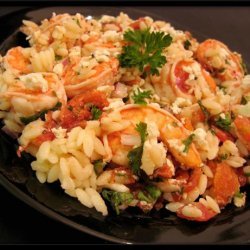 shrimp w/feta and orzo recipe