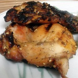 Nif's Honey Grilled Chicken Thighs recipe