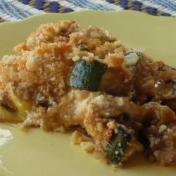 Zucchini & Yellow Squash Casserole recipe