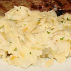 Creamy Garlic-Parmesan Orzo recipe