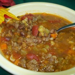 Sausage and Lentil Soup recipe