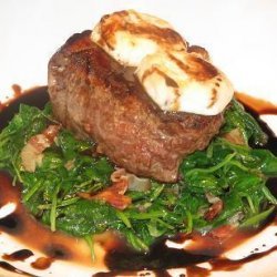 Filet Mignon With Goat Cheese and Balsamic Reduction recipe