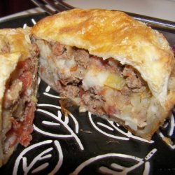 Traditional English Beef & Potato Picnic Pies - Pasties recipe
