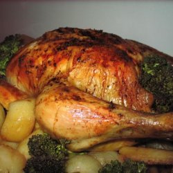 Greek Roasted Chicken and Potatoes recipe