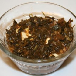 Saag Paneer (Low Fat Cheese With Spinach) recipe
