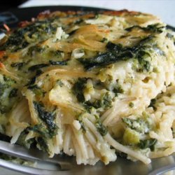 Spinach and Spaghetti Casserole recipe