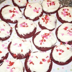 Red Velvet Cookies With Cream Cheese Frosting recipe
