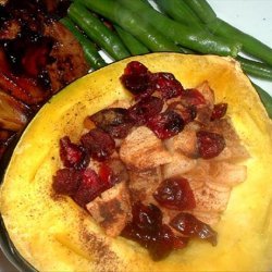 Baked Cranberry Acorn Squash recipe