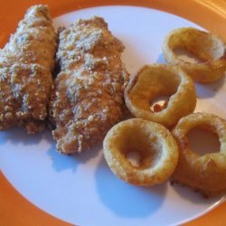 Crispy Parmesan-Ranch Chicken Breasts (Strips or Tenders) recipe