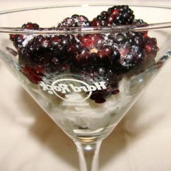 Luscious Amaretto Ricotta With Berries (Low Fat) recipe