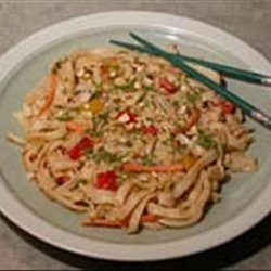 Spicy Thai Noodles with Vegetables recipe