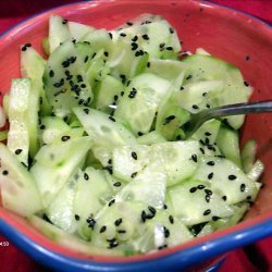 Wasabi Cucumber Salad recipe