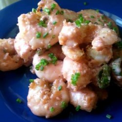 Crispy Shrimp and Potatoes With Barbecue Ranch #RSC recipe