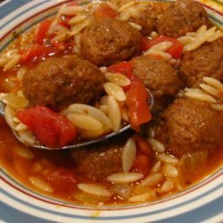 Meatballs & Orzo recipe