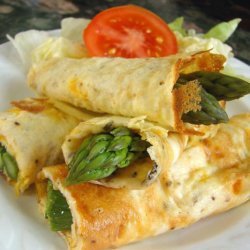 Asparagus  Omelette Wraps recipe