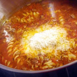 Quick, Quick, Quick Lasagna Soup recipe