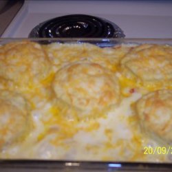 Creamed Chicken and Biscuits recipe