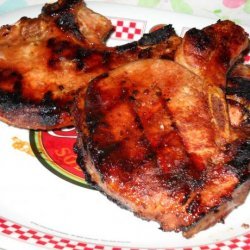 Honey Grilled Pork Chops recipe