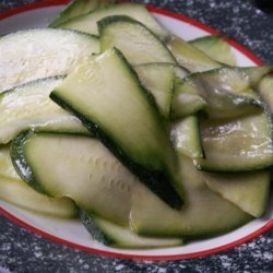 Marinated Zucchini Salad - Easy and Healthy recipe